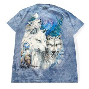 Secondhand The Mountain, Wolves & Northern Lights T-Shirt